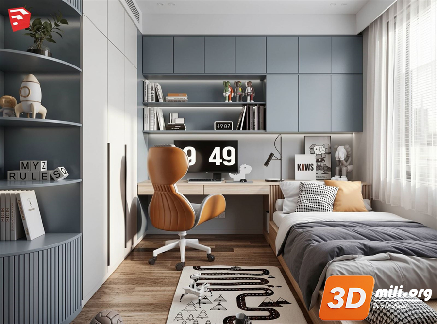Children Room Scenes Skp FIles 